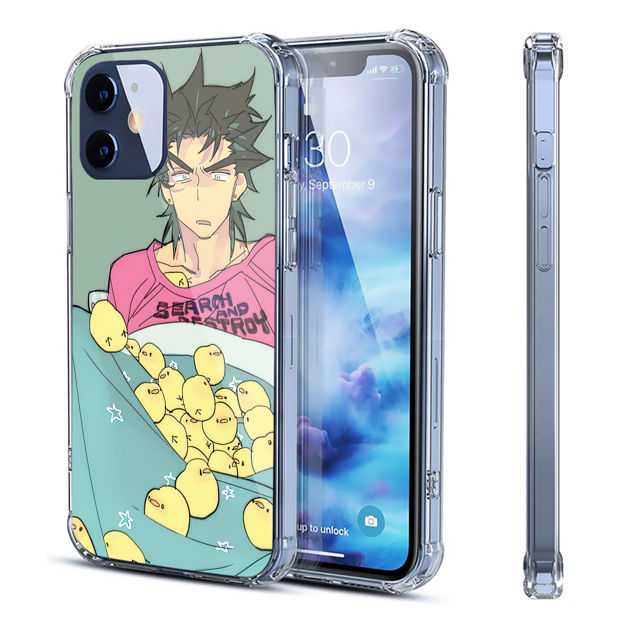 （画像用） ジョジョの奇妙な冒険 JoJo's Bizarre Adventure 【iPhone 12シリーズ対応】透明スマホケース（クリアソフトケース）